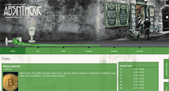 Desktop Screenshot of absintherie.cz